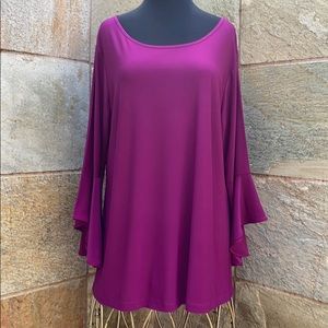 Women With Control Plum Blouse